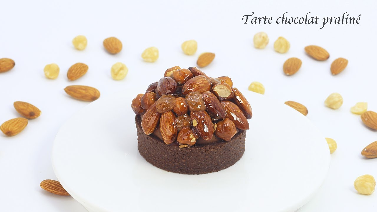 프랄리네 초콜릿 타르트 Tarte praliné chocolat Recette de Philippe Conticini