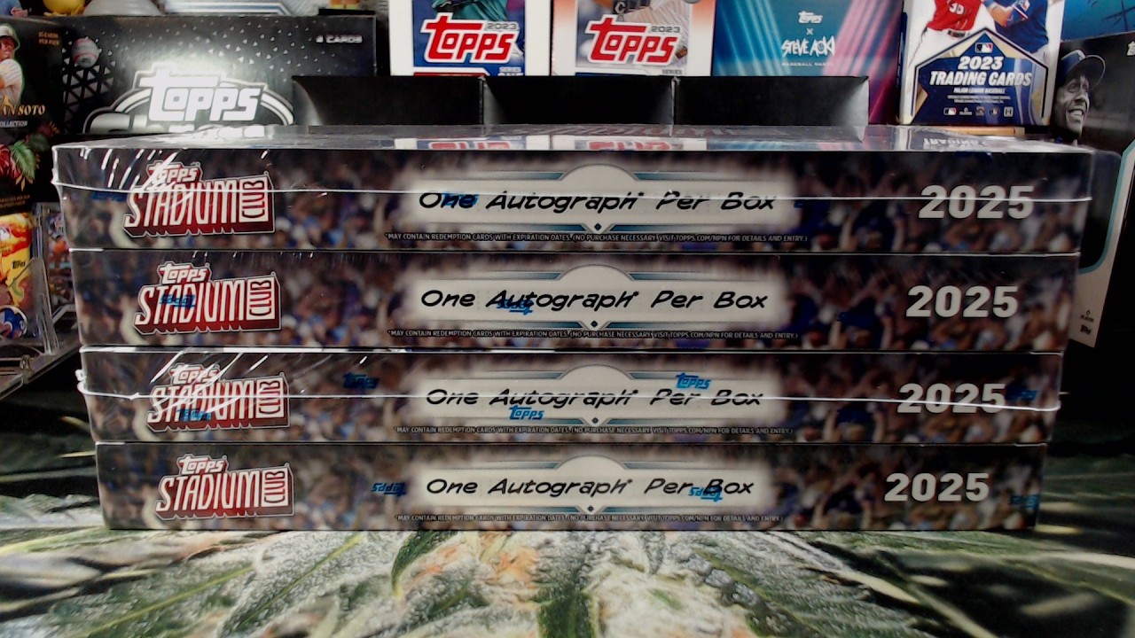Not Bad at all from 2025 Topps Stadium Club! Case Hit, HOF Auto, RC Auto, B&W and Lots of Parallels!
