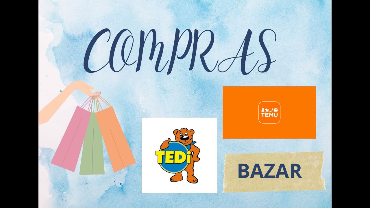 🛍🛍Compras en TEDI, BAZAR y TEMU🛍🛍😀💖