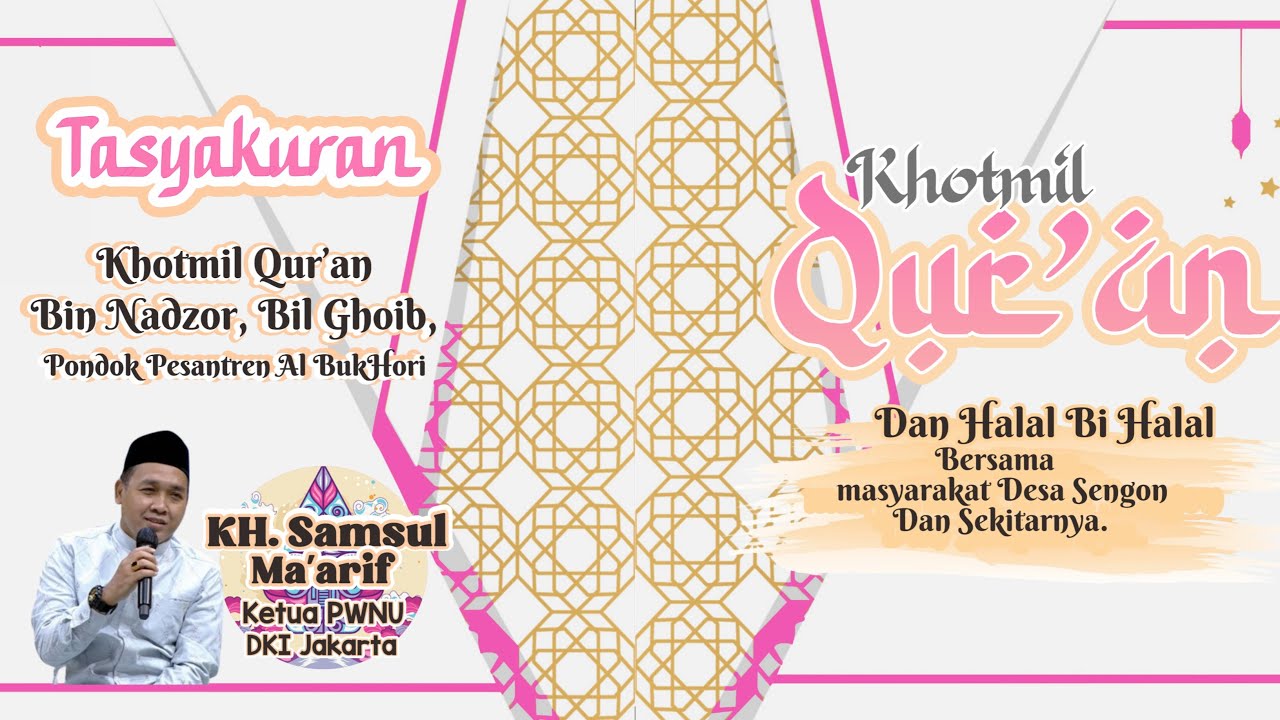 🔴live Khotmil Qur'an Bil Hifdzi Juz 'Ama, Bil Hifdzi Mukhtar Suar, Dan Halal Bi Halal