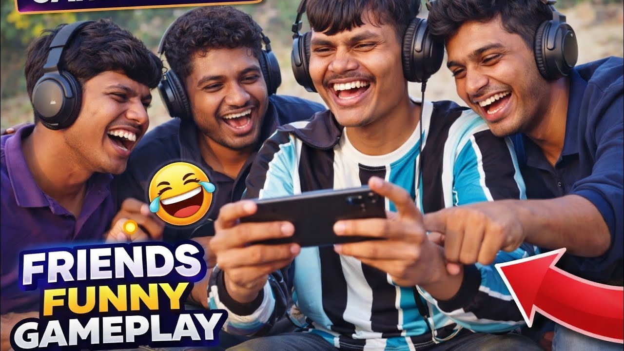 Friends Funny Gameplay 😂 | CarryMinati Style Comedy Gaming | Non Stop Funny Moments
