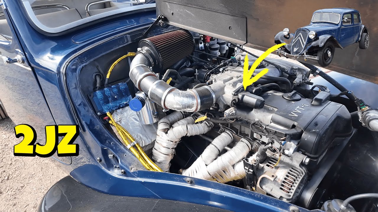 КАК Я ПОСТАВИЛ 2JZ В CITROEN 1936 ГОДА ЗА 15 МИНУТ