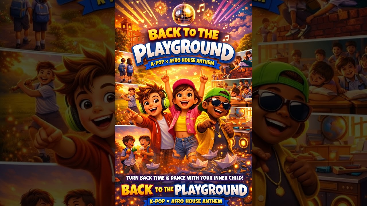🔥 Back To The Playground | Nostalgic K-Pop Afro House Anthem 🎧 Childhood Memories Dance Song 🌈