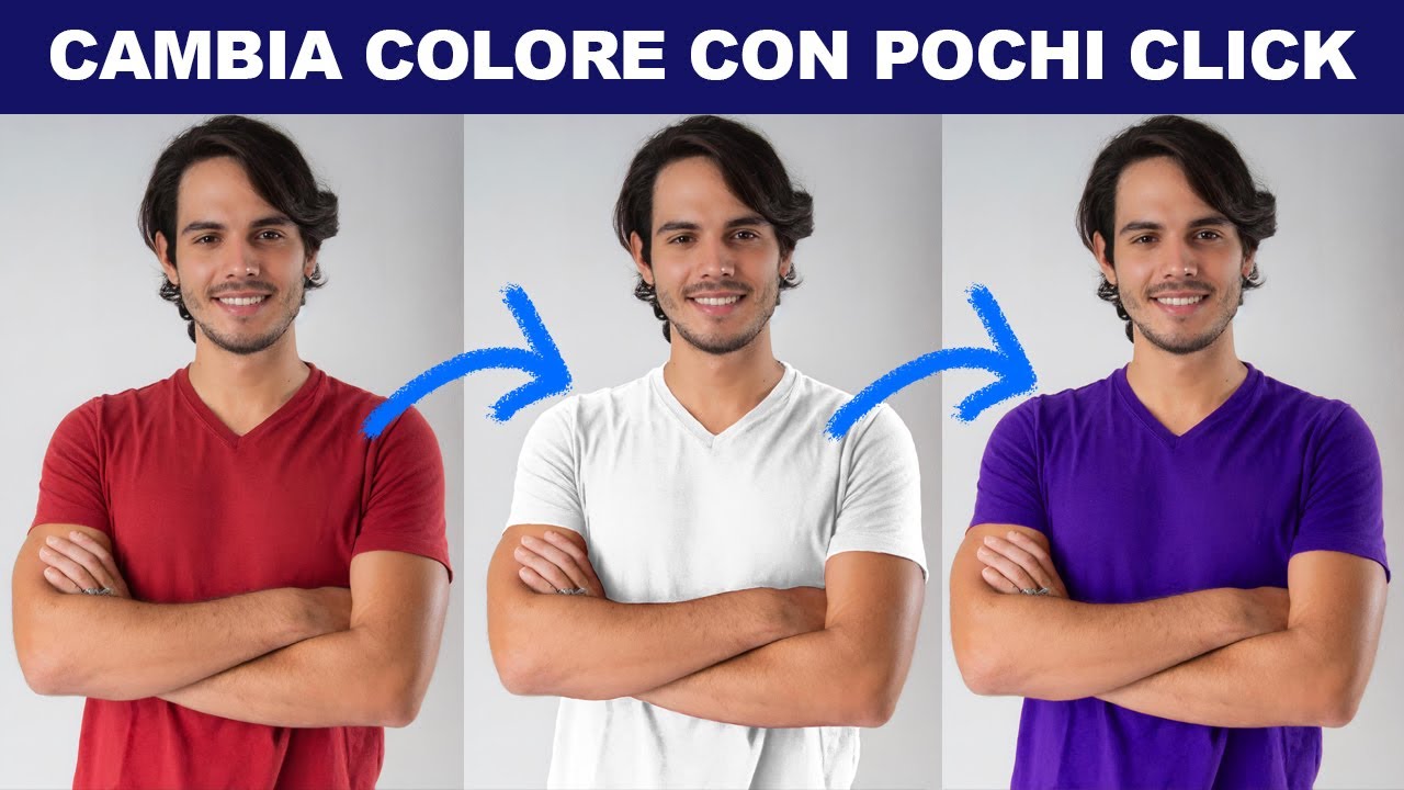 Trasforma un colore in qualsiasi altro colore con Photoshop. Metodo super veloce!