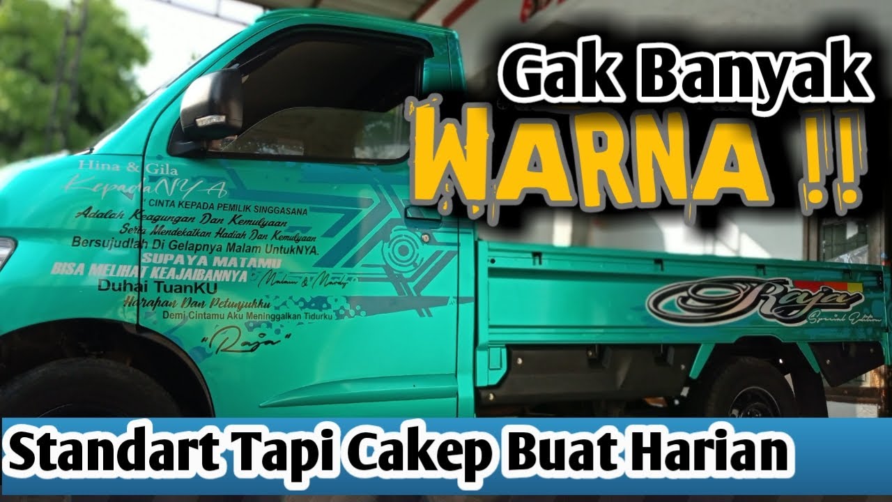 Toska Candy Full Wrapping modifikasi cutting sticker Pick up Granmax Sederhana tapi mewah.