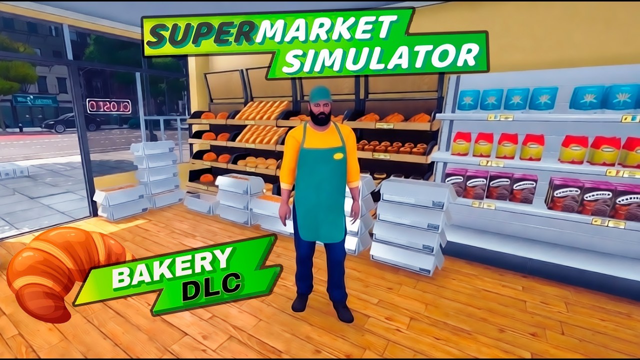 Новая лицензия - Bakery DLC! Магазин с Юлей  @JOYSims  Supermarket Simulator