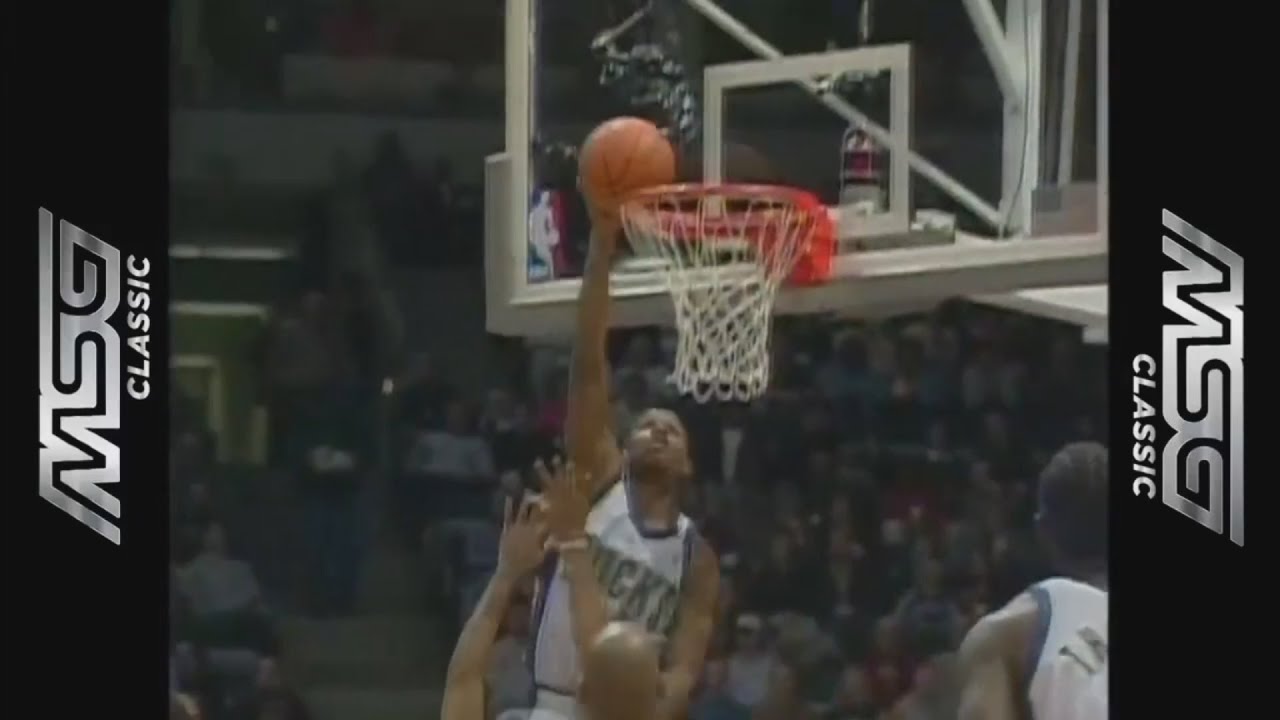 Ray Allen 23 Points 5 Ast Vs. Knicks, 2001-02.
