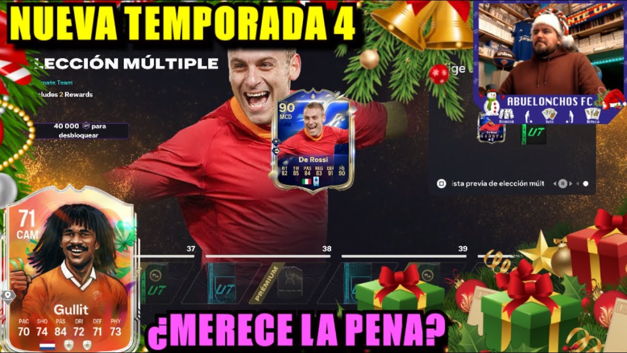⭐ GULLIT y DE ROSSI en la NUEVA TEMPORADA 4 de FC26 ⭐ ¿Merece la pena el PASE PREMIUM?