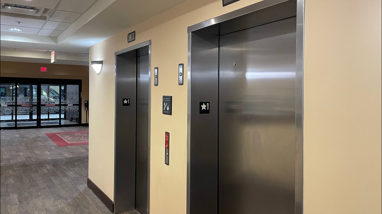 TRASH ThyssenKrupp Signa4 Hydraulic Elevators at the Hampton Inn & Suites in Peoria, IL (dedicated) 