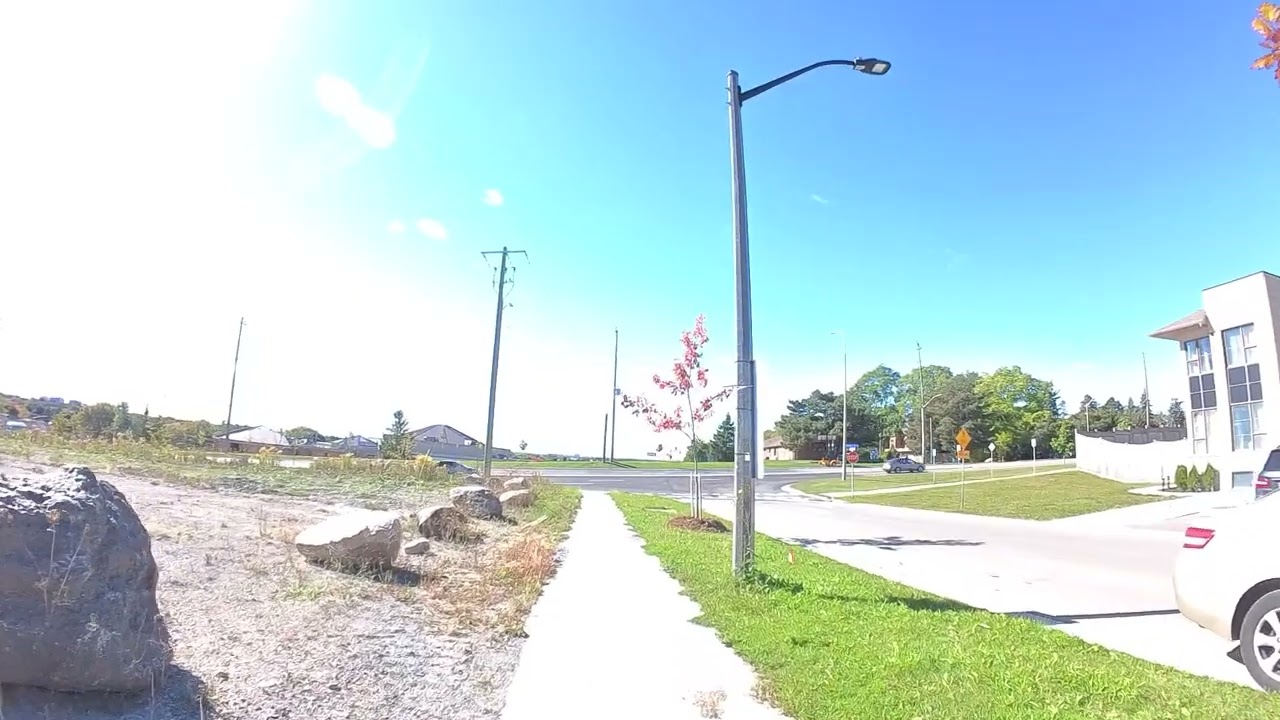 Walking in Whitby, Canada...