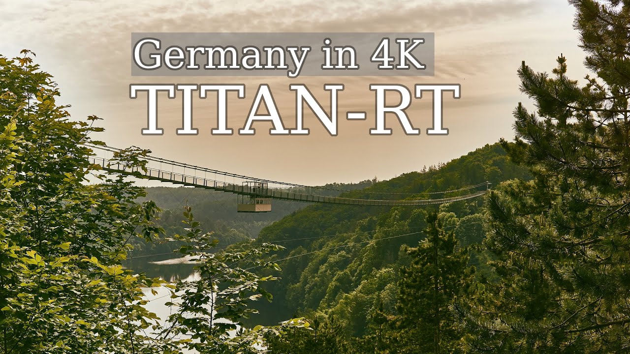 【4K】TITAN-RT: Crossing the longest Suspension Bridge of its kind