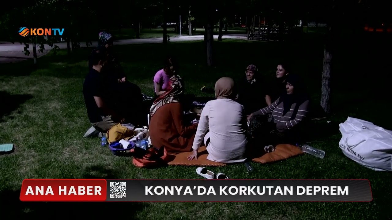 KONYA'DA KORKUTAN DEPREM