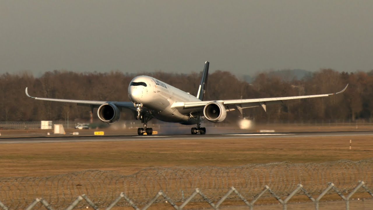 [4k] Rush Day at MUC | A350, 787, 737 & A320