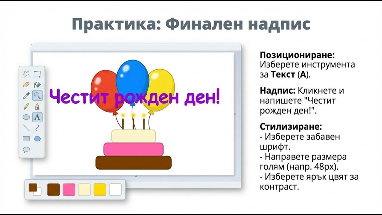 Урок по КМИТ 2 Цветови палитри, RGB модел и рисуване в Paint