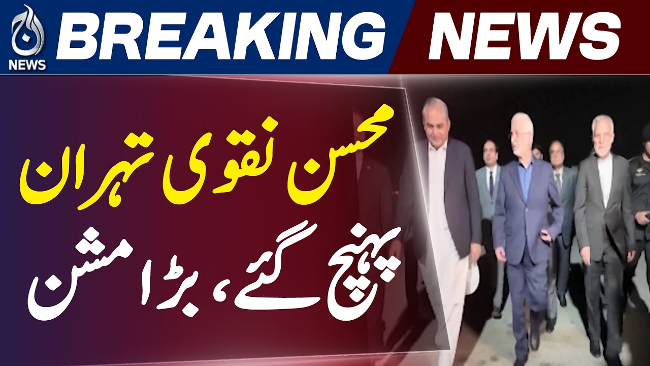 Pakistan Diplomatic Efforts | Mohsin Naqvi Meets Iranian Interior Minister in Tehran