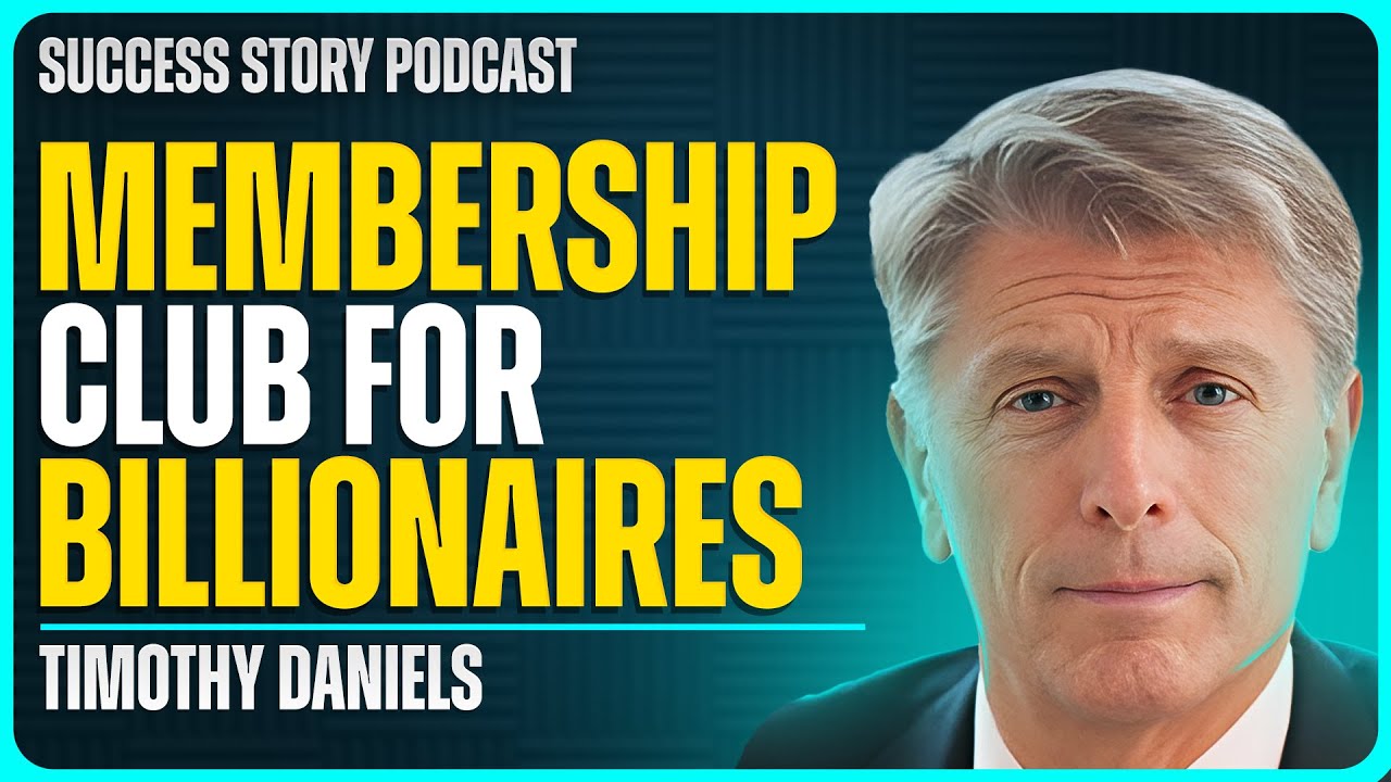Timothy Daniels - President and CEO of TIGER 21 | The Membership Club For Billionaires