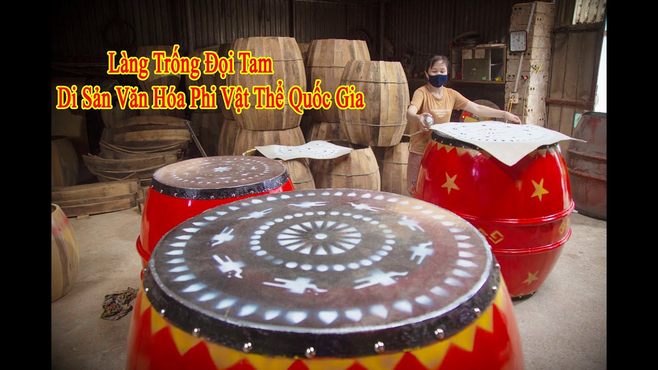 TÁC NGHIỆP TẠI LÀNG TRỐNG ĐỌI TAM DI SẢN VĂN HÓA PHI VẬT THỂ QUỐC GIA NĂM 2022