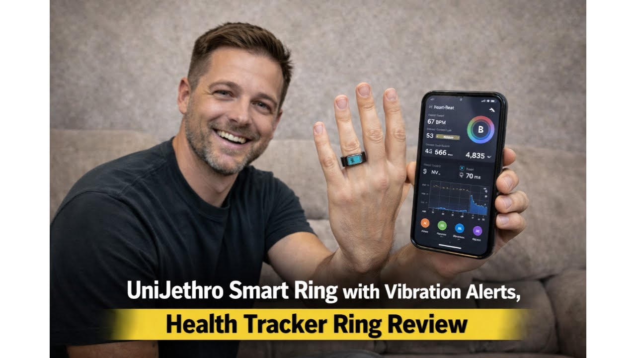 💍 UniJethro Smart Ring with Vibration Alerts Health Tracker Review – Worth It? 💍