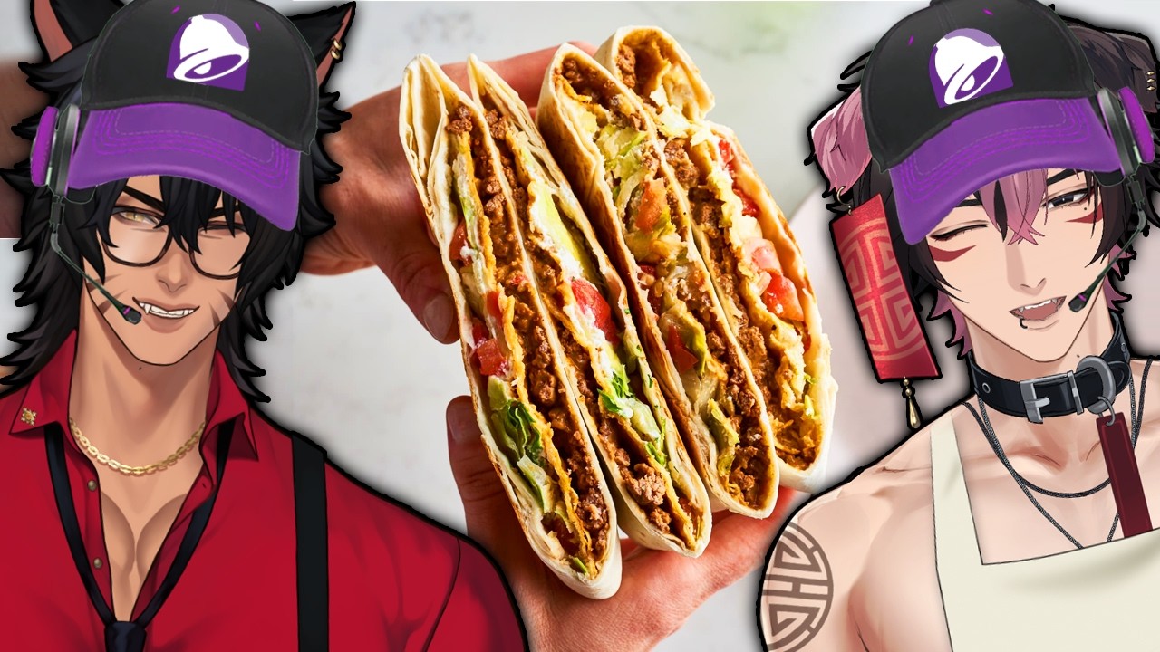 I Made DIY Crunchwraps Supremes! w/ TaigaChama