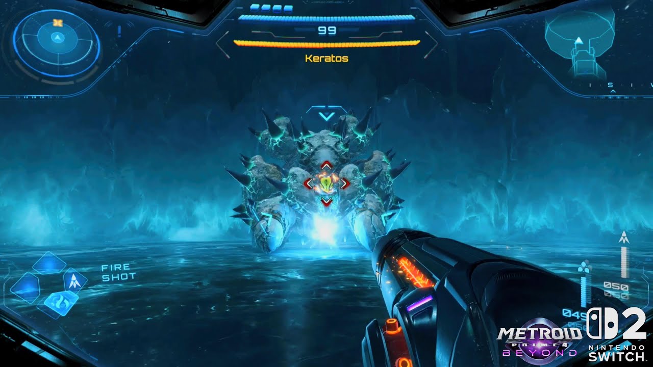 Metroid Prime 4 Beyond: Boss Fight Keratos & Obtained Morphs Balls Boost - Ice Belt [SW2]