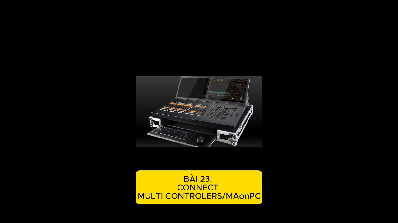 GRANDMA2 BÀI 23: CONNECT MULTI CONTROLLERS #grandma2 #lightingdesign  #stageshow #effect