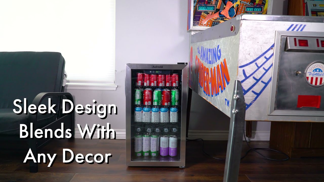AstroAI Beverage Refrigerator and Cooler with Temperature Control