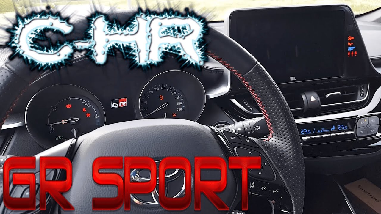 Toyota C-HR GR Sport |  Mandos al volante y consola central | POV | 2022