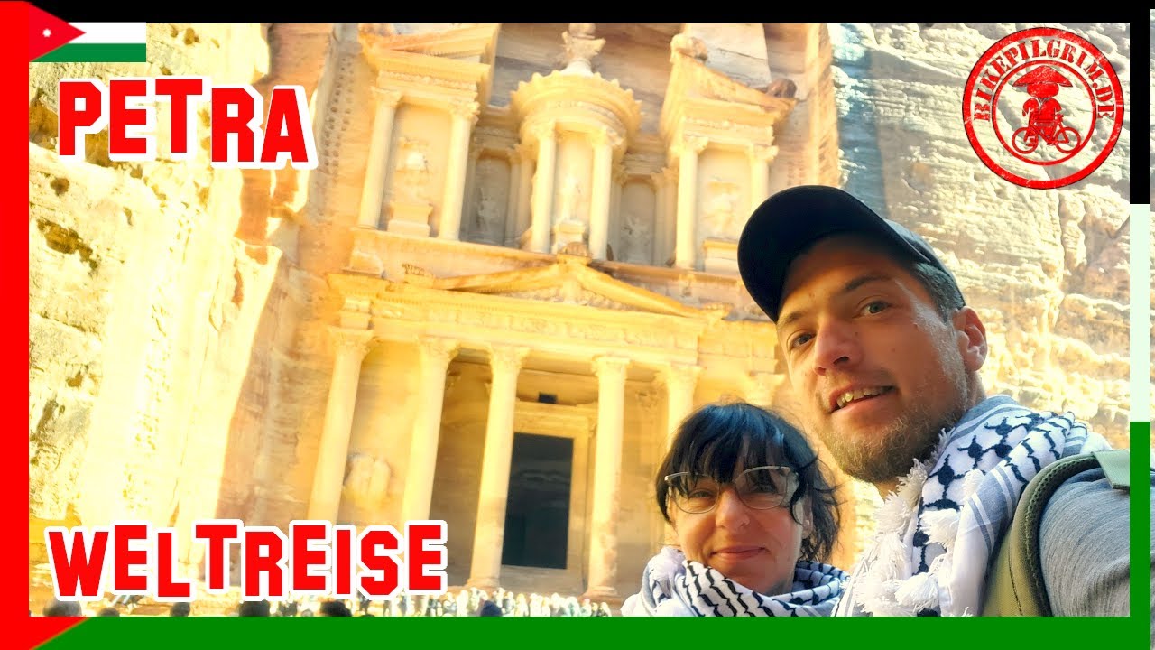 🇯🇴55 - Fahrrad-Weltreise 🚲🌍 PETRA- die berühmte Felsenstadt in #jordanian,