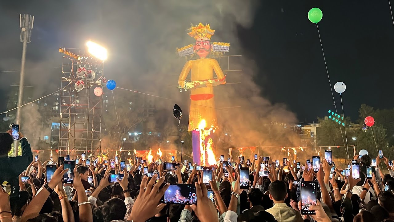 INDORE Biggest Ravan Dahan | Dussehra Maidan Indore 2025 | Ravan Dahan Indore 2025
