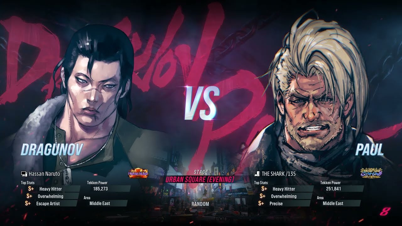 Tekken 8 Hassan Naruto (Dragunov) VS God Supreme Paul