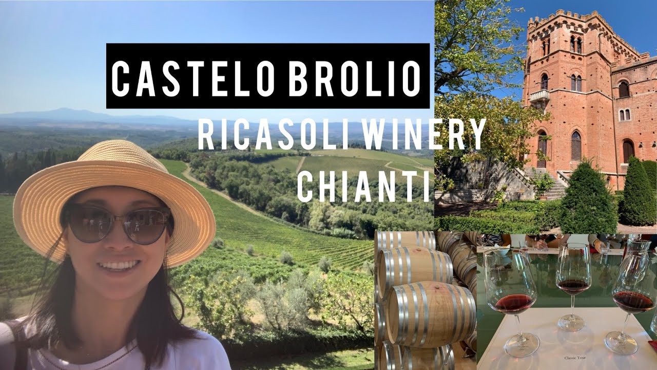 Visita ao Castelo Brolio, Ricasoli Winery, em Chianti, Toscana - Itália