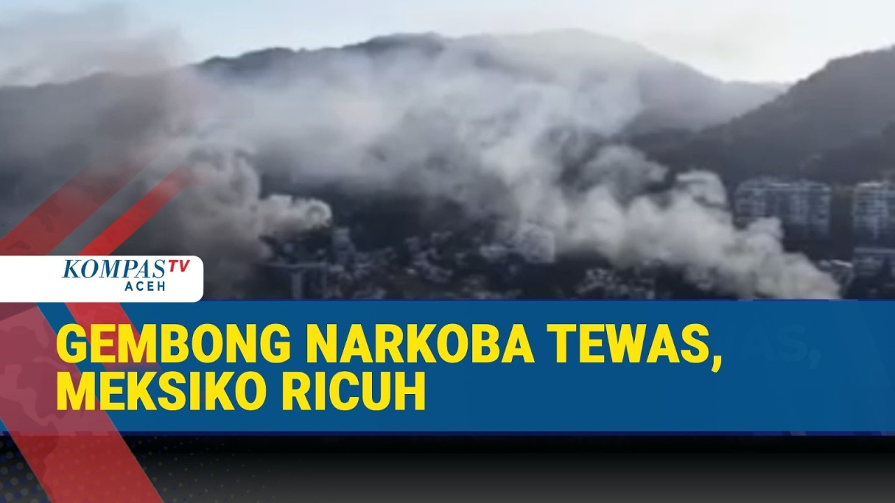 Gembong Narkoba Tewas, Jalan Diblokir dan Mobil Dibakar di Meksiko