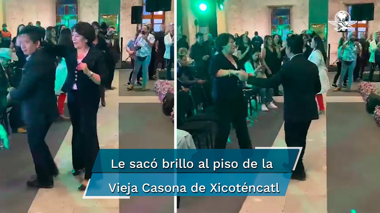 La maestra Delfina ense&ntilde;a pasos de baile tropical en evento del Senado