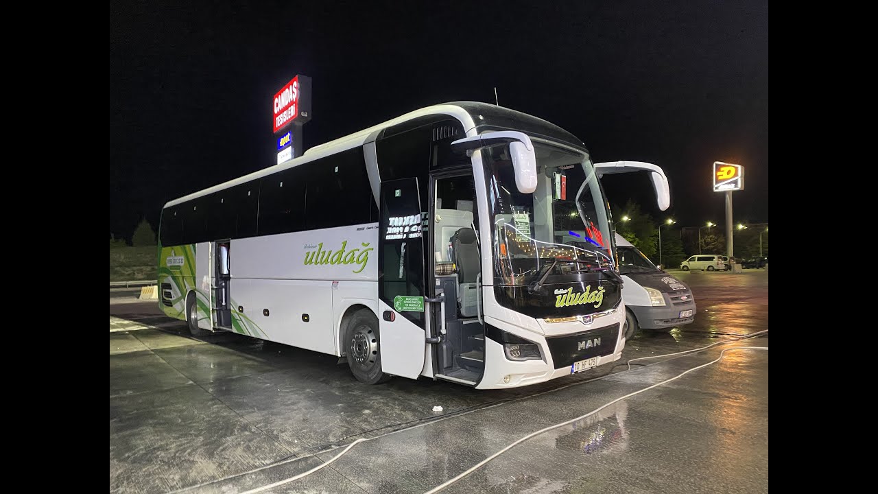 Ankara-Altınova gece seferi 1.Bölüm Balıkesir Uludağ MAN Lion's Coach C 10 HF 479 17.05.25 | 4K