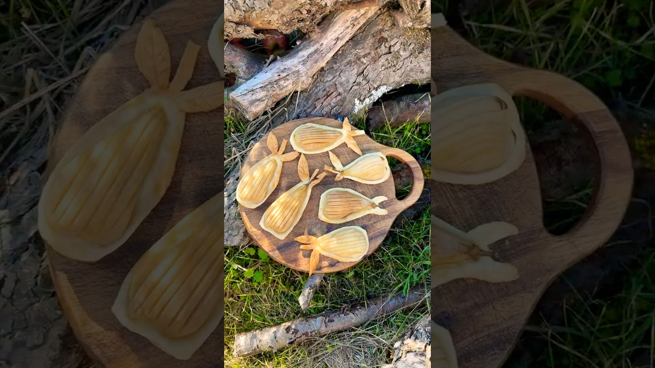 Honey Pear Pastries 🍯🍐 &mdash; 10-Second Cozy Dessert Idea!