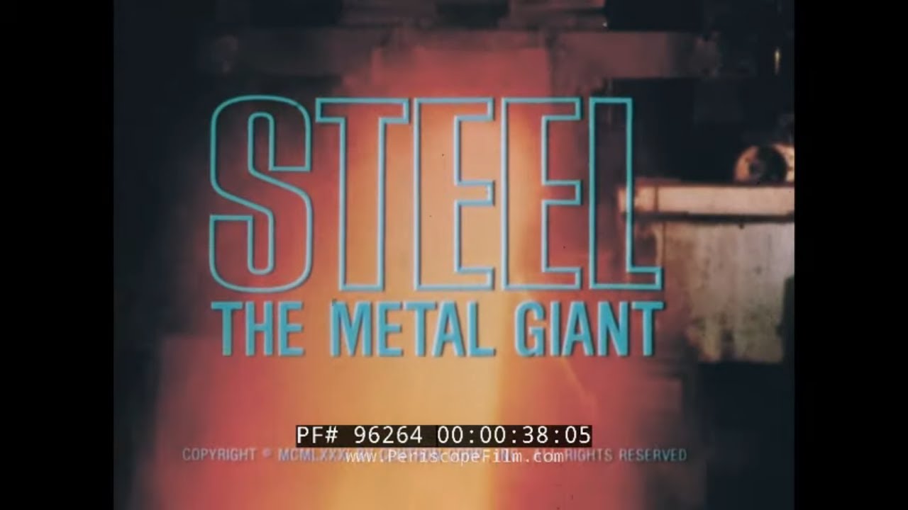 СТАЛЬ: МЕТАЛЛИЧЕСКИЙ ГИГАНТ 1981 INLAND STEEL CO., СТАЛЕЛИТЕЙНЫЙ ЗАВОД, ОБРАЗОВАТЕЛЬНЫЙ ФИЛЬМ 96264