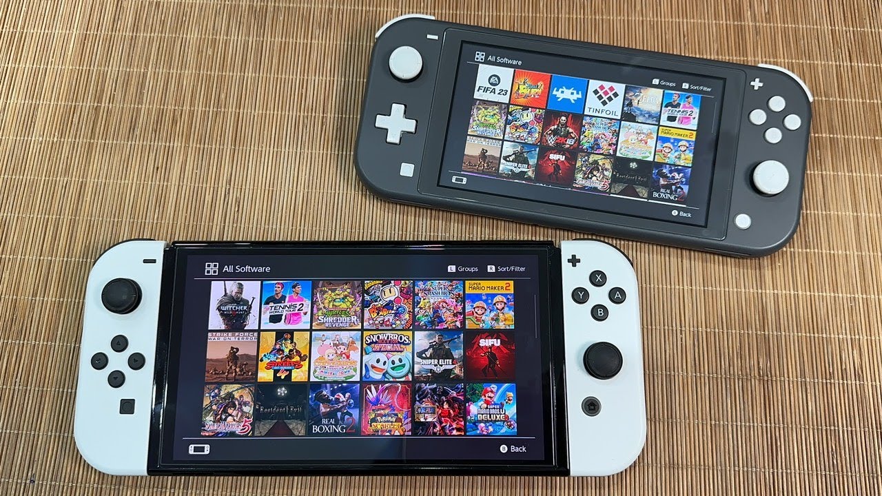 So sánh Nintendo Switch OLED và Nintendo Switch Lite khác gì nhau ?