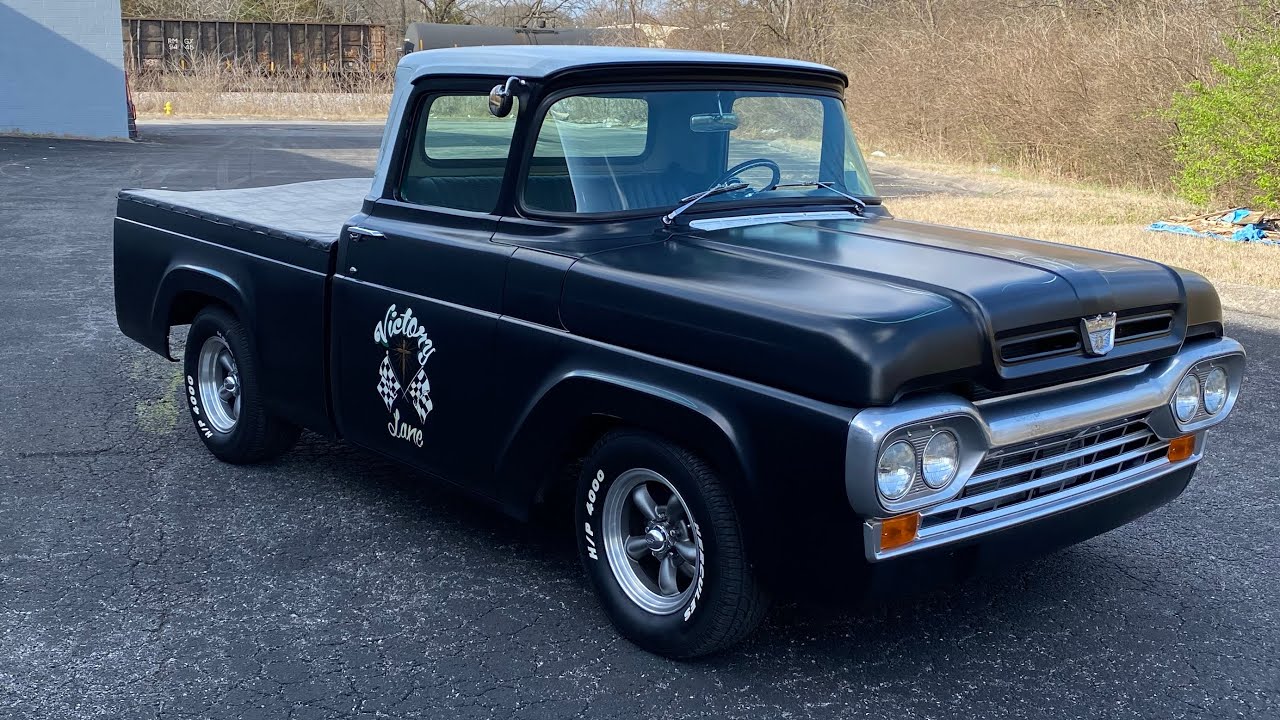 Test Drive 1960 Ford F-100 SWB 5 Speed SOLD $22,900 Maple Motors #2056