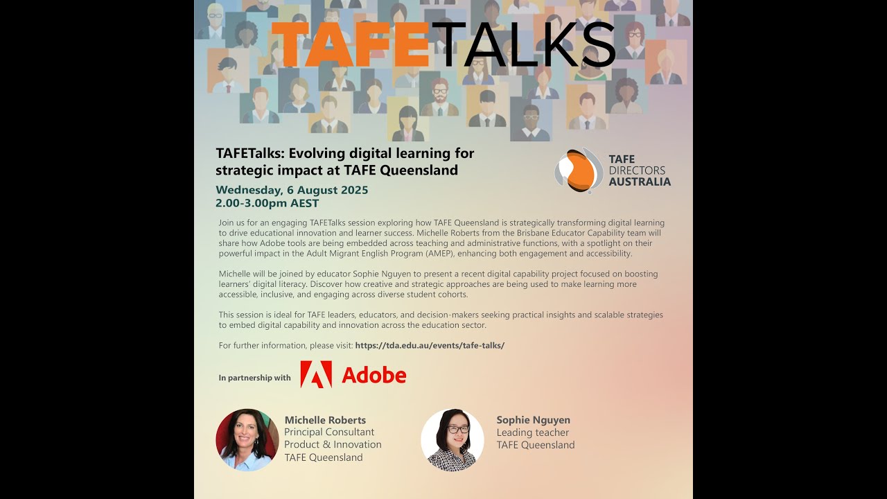 TAFETalks: Evolving digital learning for strategic impact at TAFE Queensland