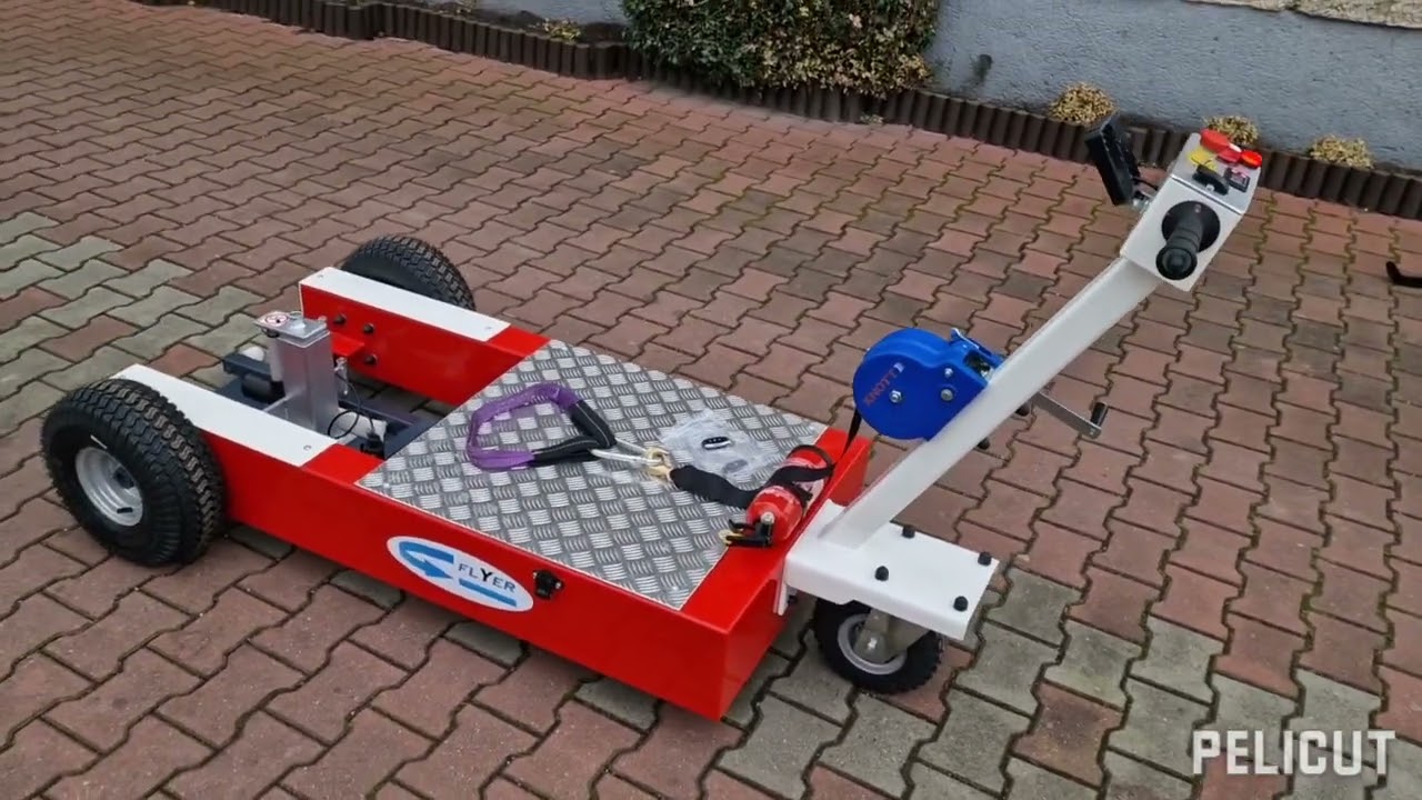 #Electric Tug FLYER for Aircraft or Heli