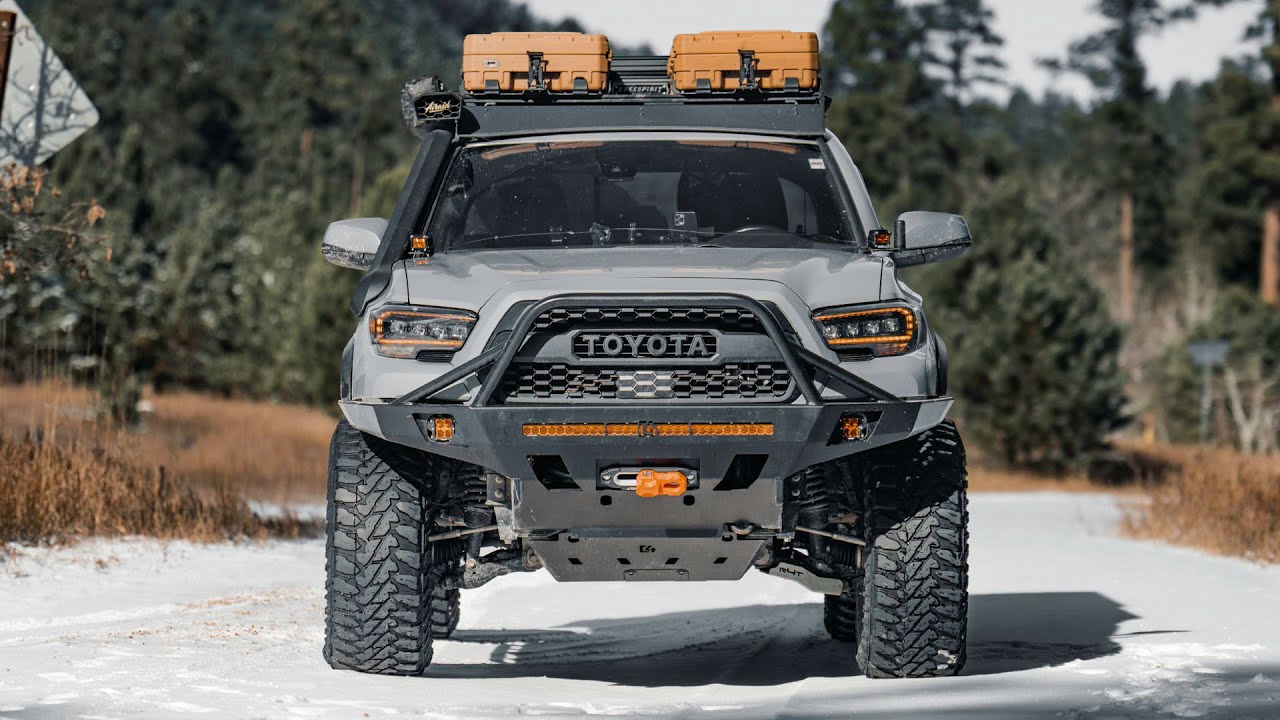 Прогулка по Toyota Tacoma 2021 года с удлиненной кроватью