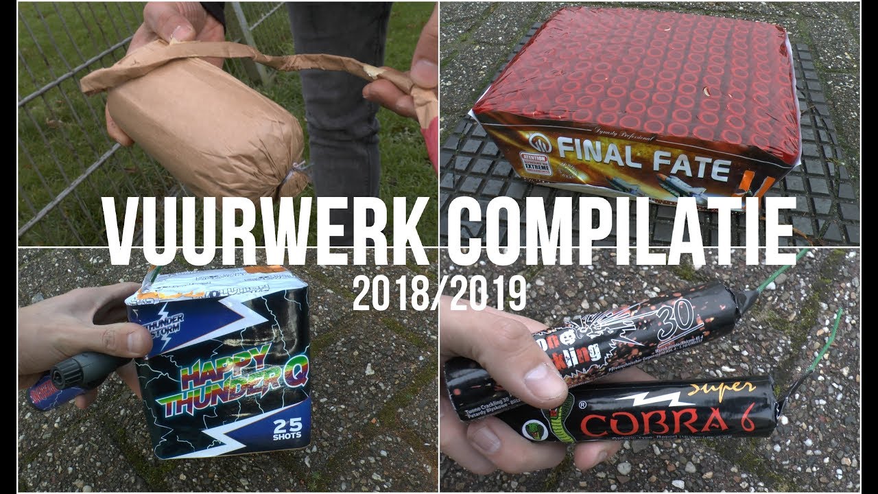 VUURWERK COMPILATIE 2018 / 2019