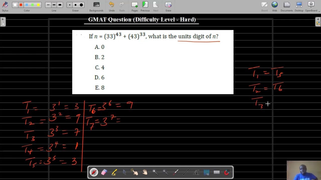 GMAT GRE Exponents Exponent Power Indices