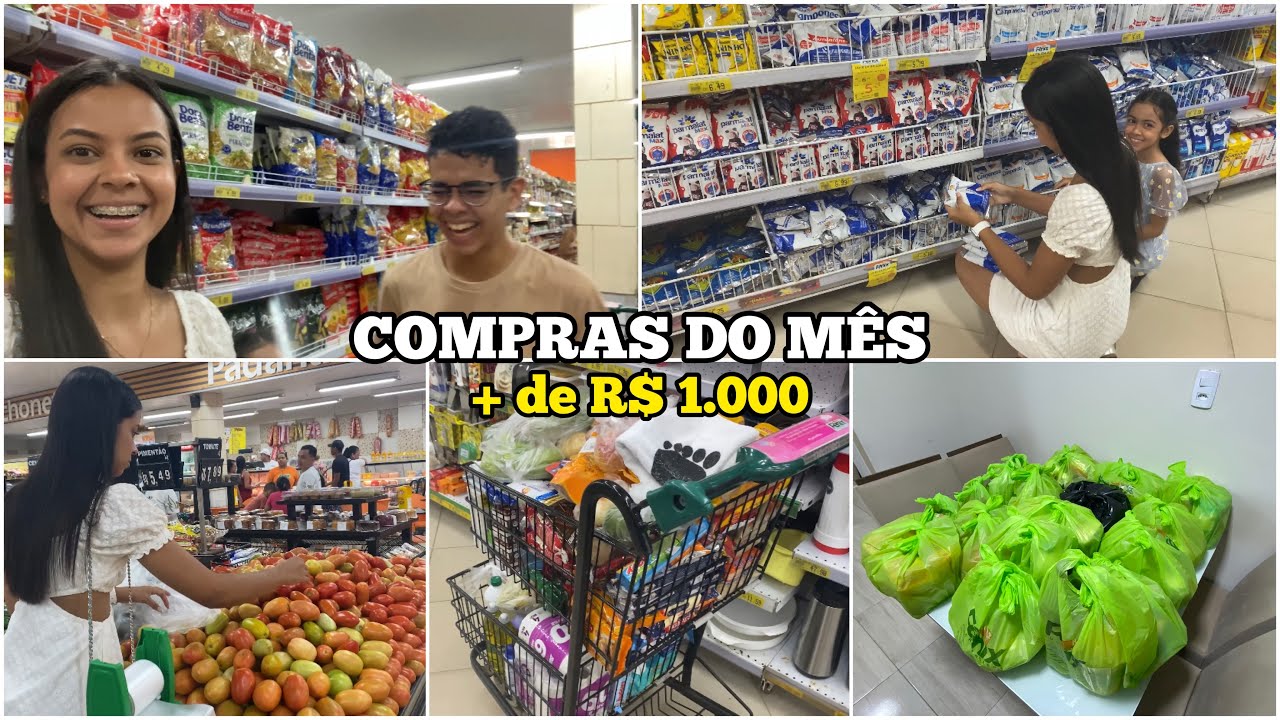 COMPRAS DO MÊS DE SETEMBRO! 🤑 *tudo caro, deu + de mil reais* | Mãe Aos 13