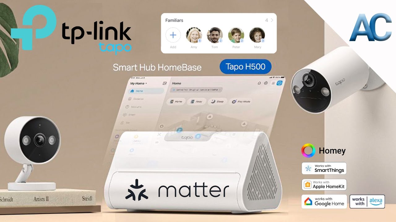 Tapo H500 Smart HomeBase | AI, Archiviazione espandibile, nessun canone