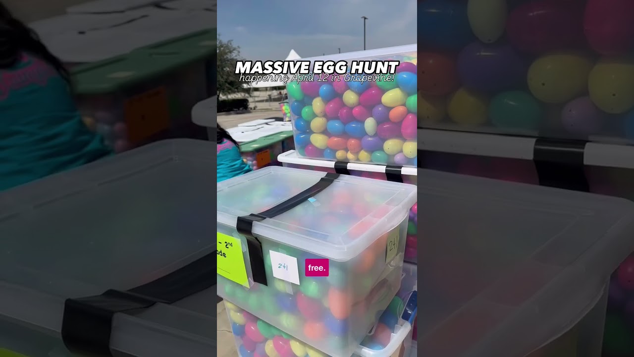 Is This the Biggest Easter Egg Hunt in Texas? 40,000 Eggs Up for Grab in Grapevine, TX