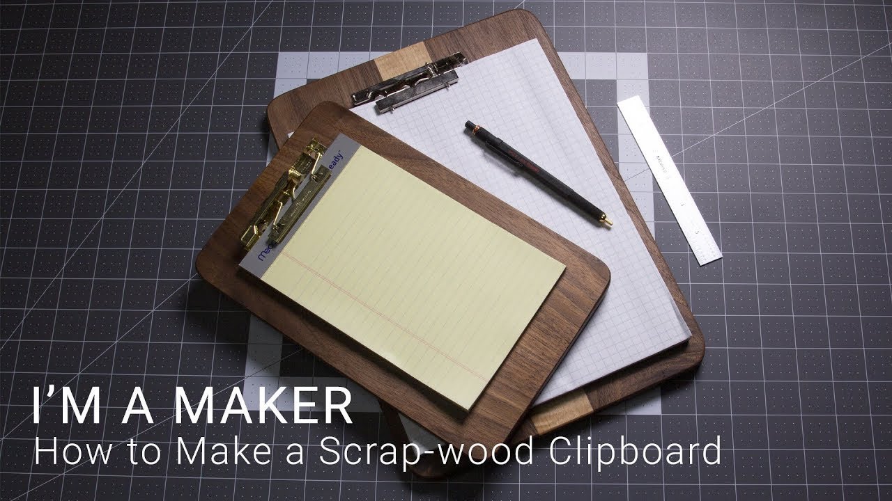 How to Make a Clipboard from Scrap-wood