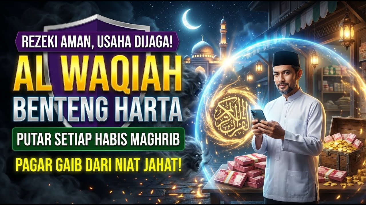 BUKTIKAN SENDIRI! Murottal Malam Al Waqiah Penarik Rezeki Berkah Ramadhan
