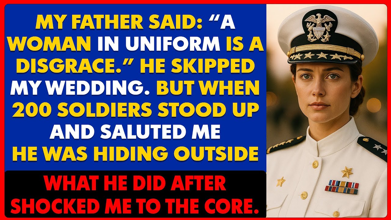 My Dad Mocked Me at My Wedding — Then 200 SEALs Stood Up: “ADMIRAL ON DECK!”