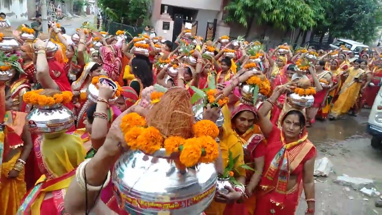 कलश यात्रा श्री खाटू श्याम जी के मंदिर में #khatushyam #kalash yatra